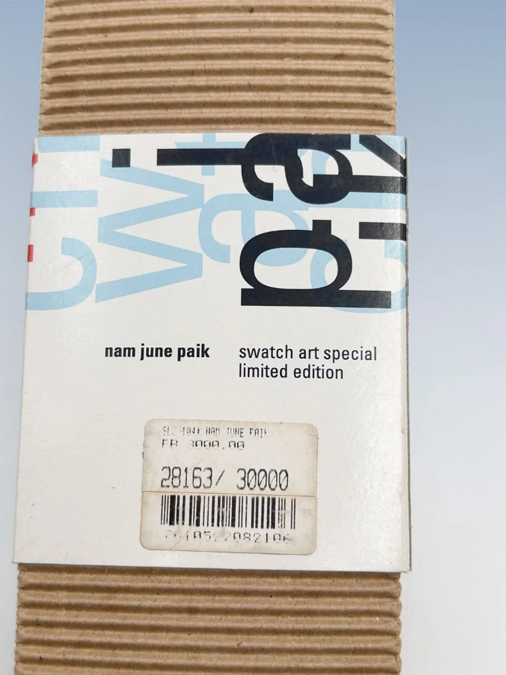 1996 New SWATCH Art Special Limited Edition ZAPPING Nam June Paik SLZ104